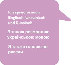 Hryhorii (Grigori) Penenko spricht auch Englisch, Ukrainisch und Russisch.
